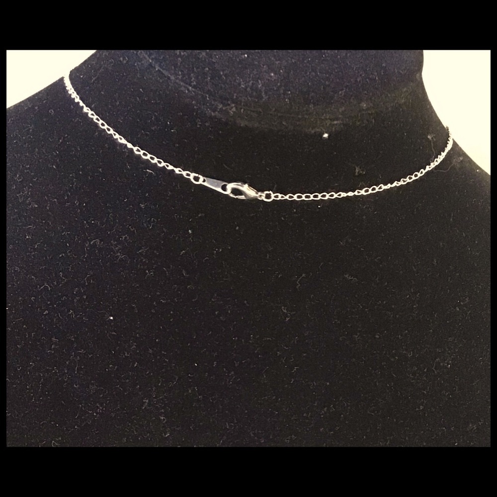 Gold “#1 Mom” & Silver“I Love You To the moon and back” On 925 Silver Chain - Picture 5 of 8